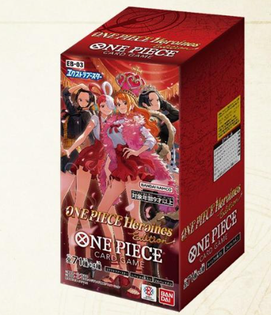 One Piece Card Game Extra Booster One Piece Heroines Edition Box EB03 EB 03 Display – 24 Buste (JAP)