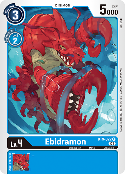 Ebidramon BT9-022 [ Inglese / Giapponese ]