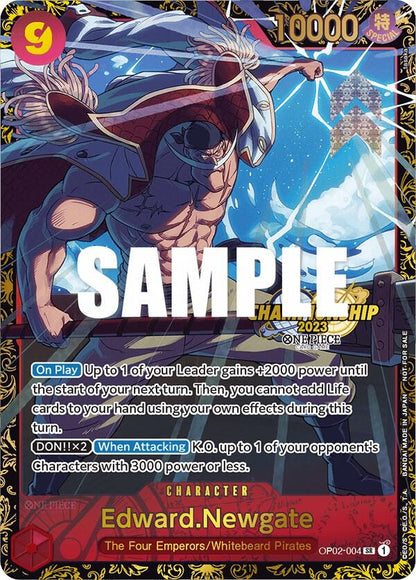 Edward Newgate OP02-004 [ Inglese / Giapponese / Francese / Cinese Semplificato ]