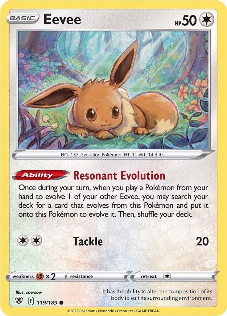 Eevee - Lucentezza Siderale 119/189 [ Italiano / Inglese ]