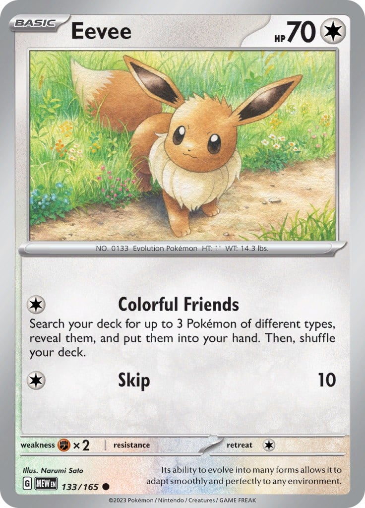 Eevee - 151 133/165 [ Italiano / Inglese ]