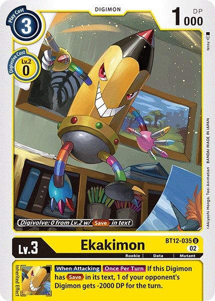 Ekakimon BT12-035 [ Inglese / Giapponese ]