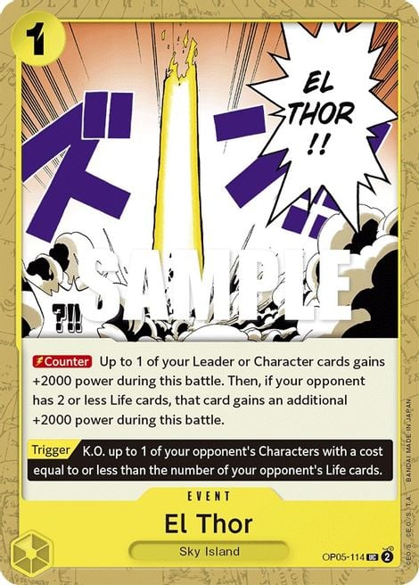 El Thor OP05-114 [ Inglese / Giapponese / Francese / Cinese Semplificato ]