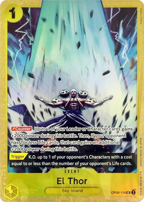 El Thor OP05-114 [ Inglese / Giapponese / Francese / Cinese Semplificato ]