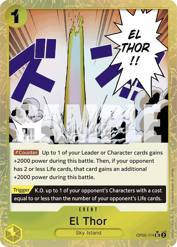 El Thor OP05-114 [ Inglese / Giapponese / Francese / Cinese Semplificato ]