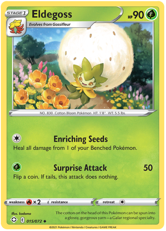 Eldegoss - Destino Splendente 015/072 [ Italiano / Inglese ]