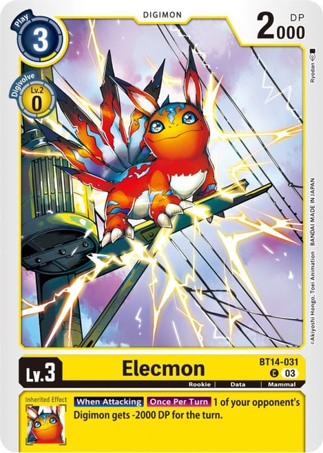 Elecmon BT14-031 [ Inglese / Giapponese ]
