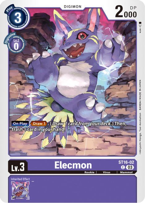 Elecmon ST16-02 [ Inglese / Giapponese ]