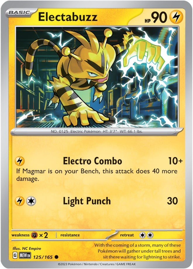 Electabuzz - 151 125/165 [ Italiano / Inglese ]