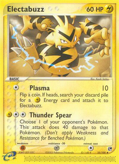 Electabuzz - EX Tempesta di Sabbia 35/100 [ Italiano / Inglese ]