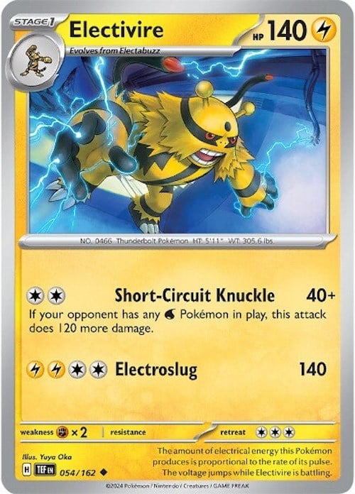 Electivire - Cronoforze 054/162 [ Italiano ]