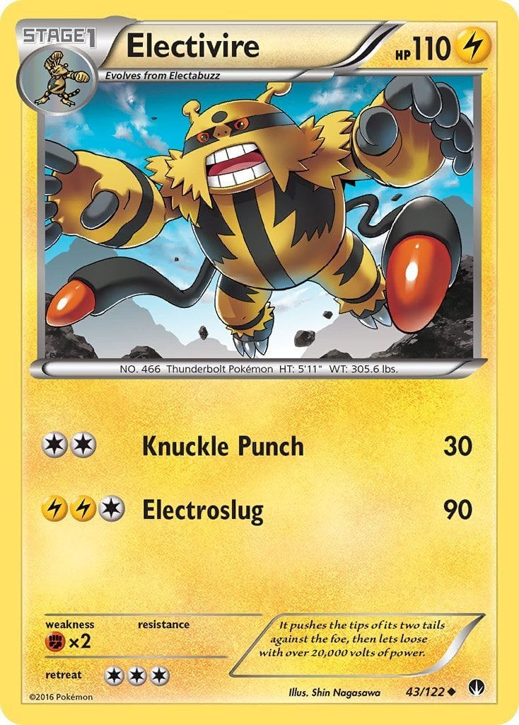 Electivire - Turbo Crash 43/122 [ Italiano / Inglese ]