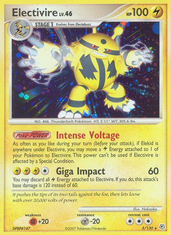 Electivire Lv.46 - Diamante & Perla 3/130 [ Italiano / Inglese ]