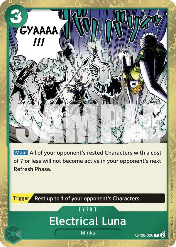 Electrical Luna OP08-036 [ Inglese / Giapponese / Francese / Cinese Semplificato ]