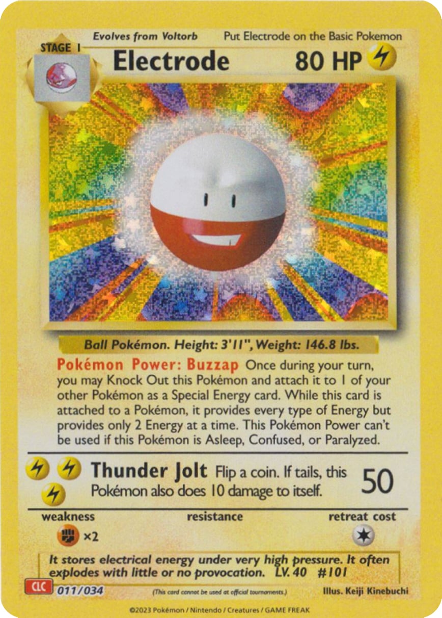 Electrode - Pokémon TCG Classic: Charizard & Ho-Oh ex Deck 011/034 [ Inglese ]