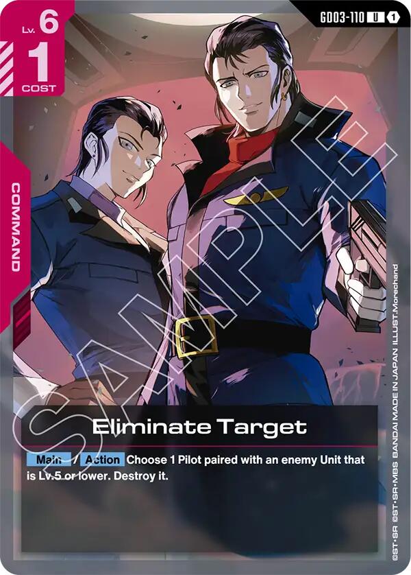 Eliminate Target GD03-110 [ Inglese / Giapponese ]