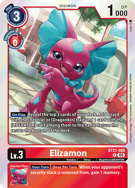 Elizamon BT21-008 [ Inglese / Giapponese ]
