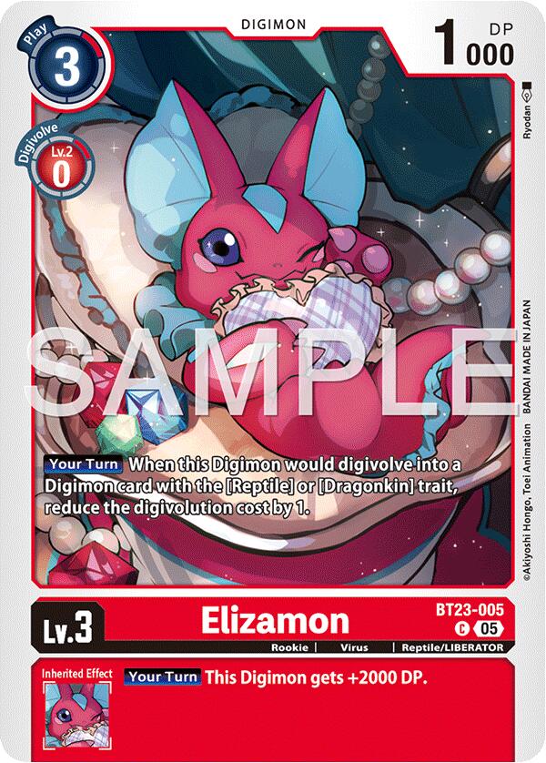 Elizamon BT23-005 [ Inglese / Giapponese ]