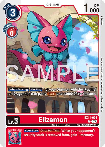 Elizamon EX11-008 [ Inglese / Giapponese ]