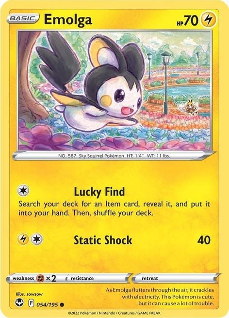 Emolga - Tempesta Argentata 054/195 [ Italiano ]