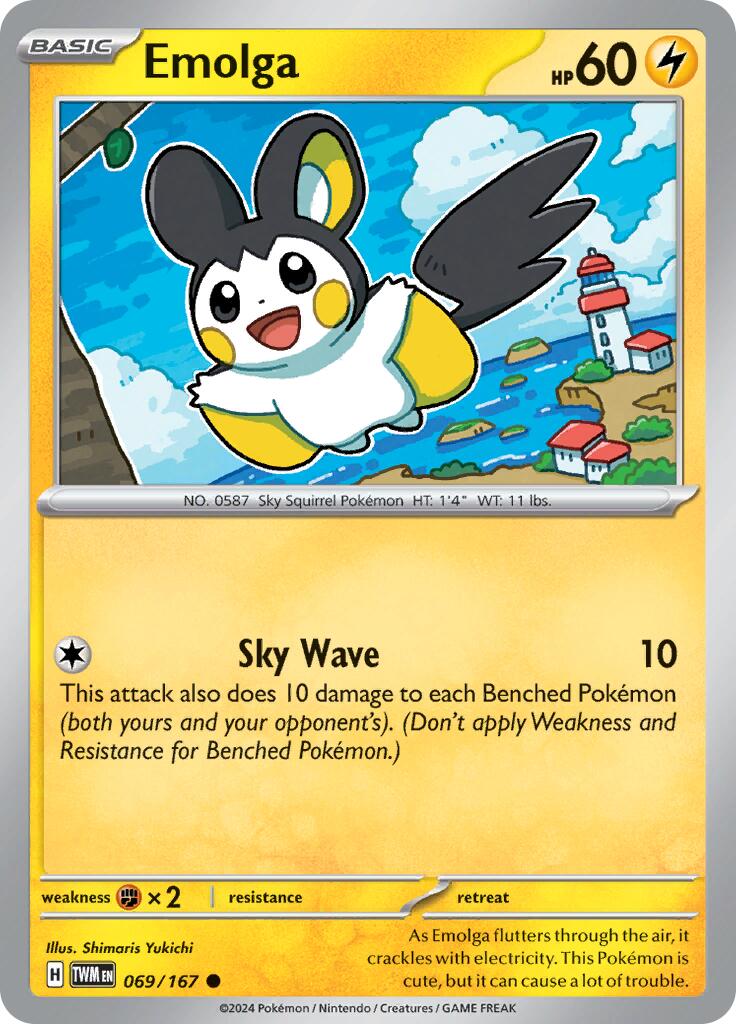 Emolga - Crepuscolo Mascherato 069/167 [ Italiano ]