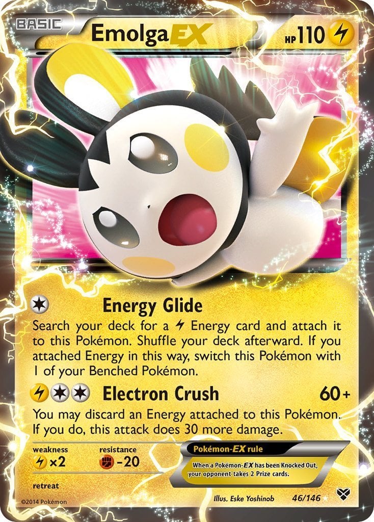 Emolga EX - XY 046/146 [ Italiano / Inglese ]