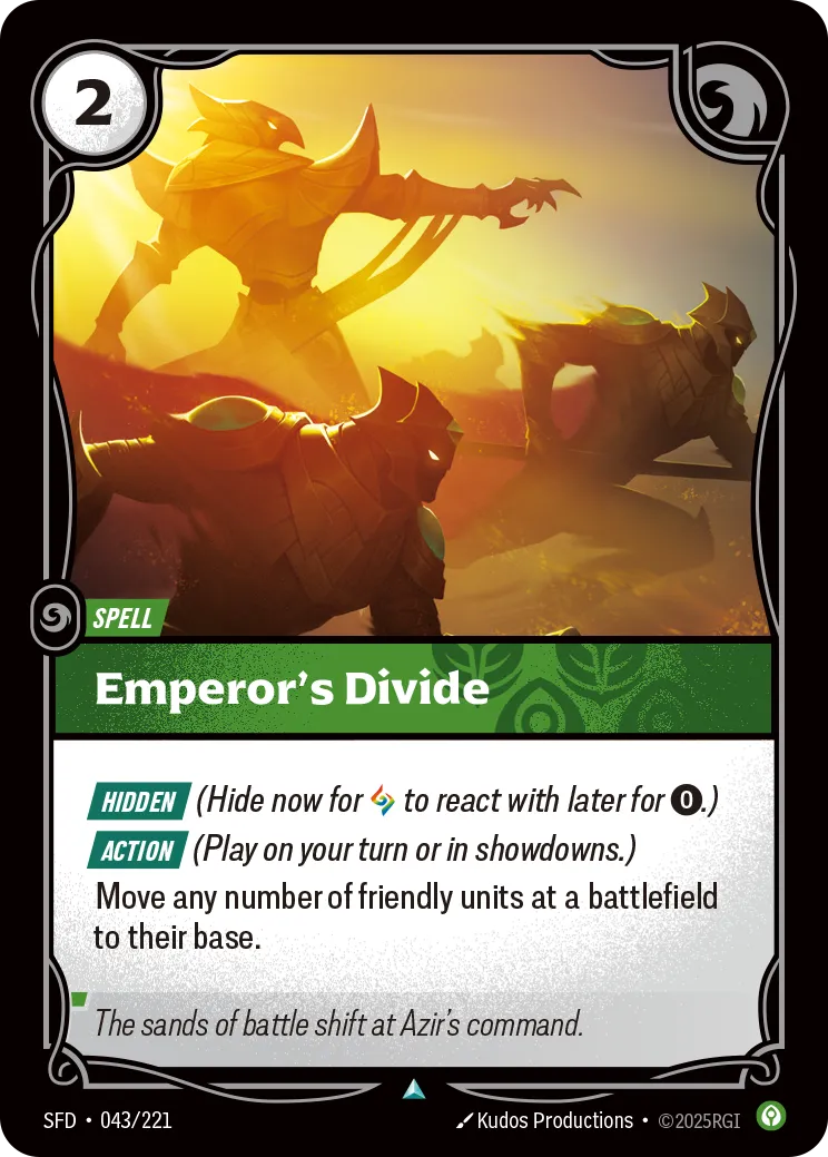 Emperor's Divide (Uncommon) [ Inglese / Cinese Semplificato ]
