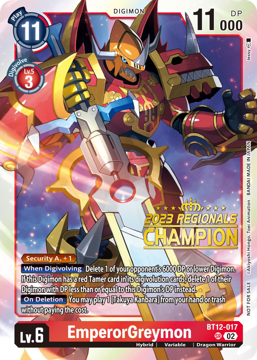 EmperorGreymon BT12-017 [ Inglese / Giapponese ]