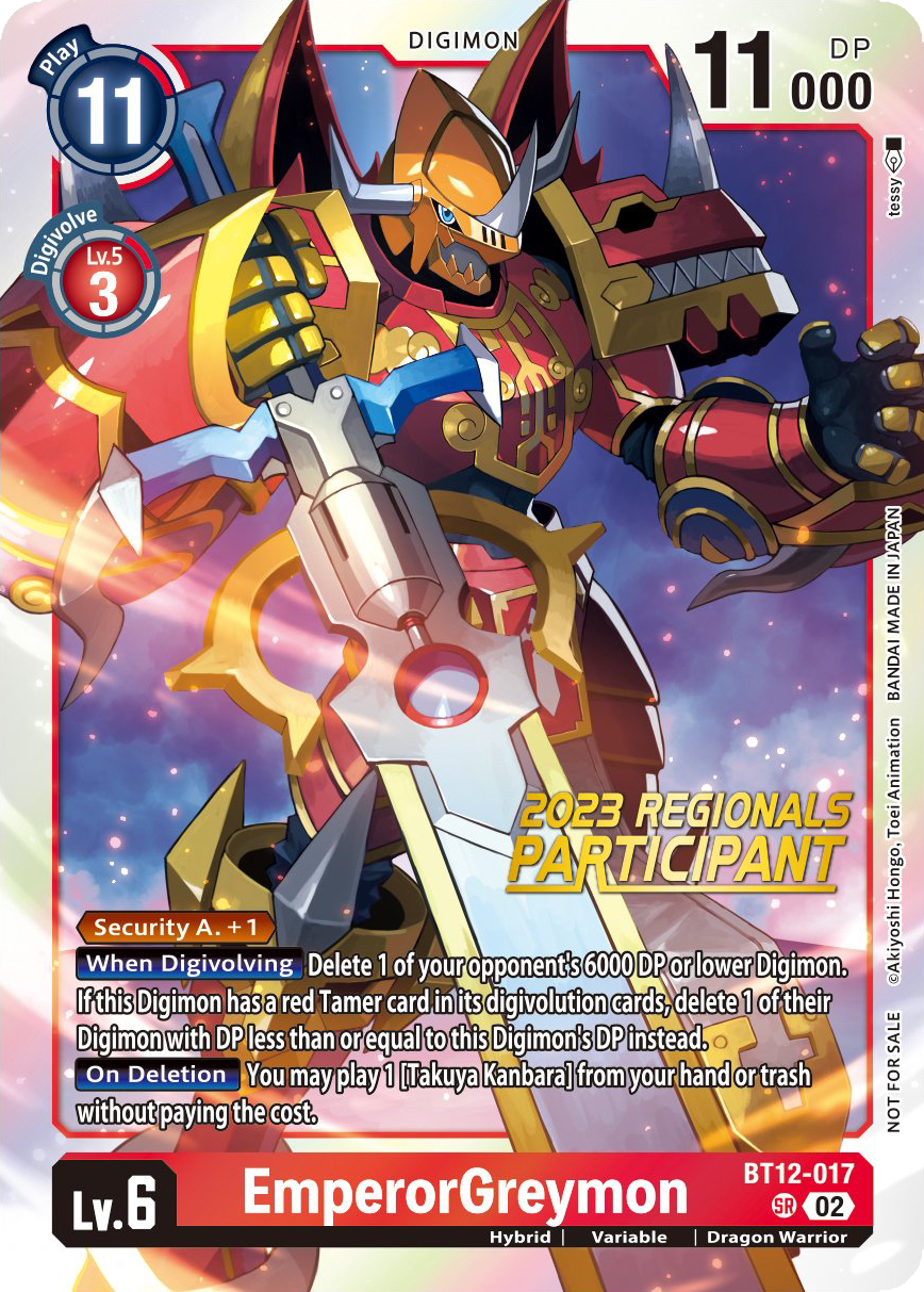 EmperorGreymon BT12-017 [ Inglese / Giapponese ]