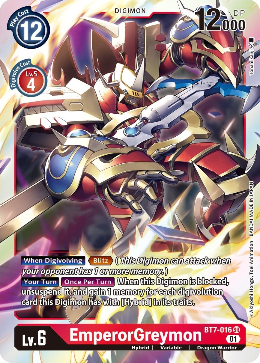 EmperorGreymon BT7-016 [ Inglese / Giapponese ]