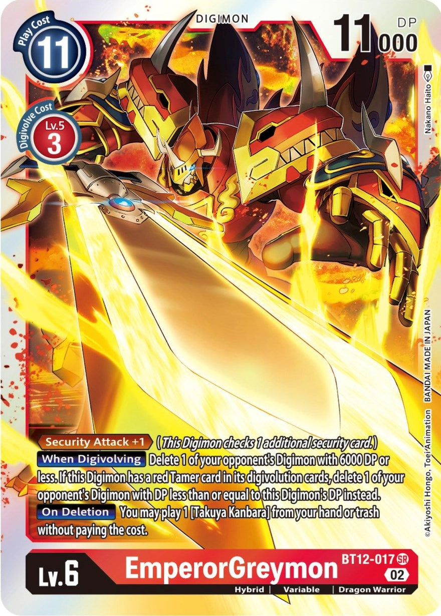 EmperorGreymon BT12-017 [ Inglese / Giapponese ]