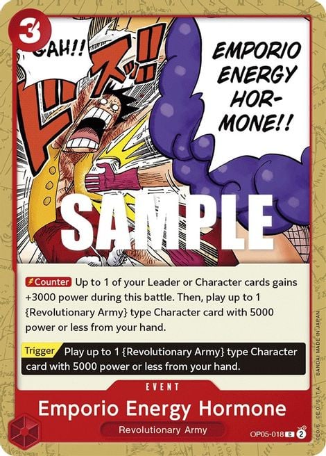 Emporio Energy Hormone OP05-018 [ Inglese / Giapponese / Francese / Cinese Semplificato ]