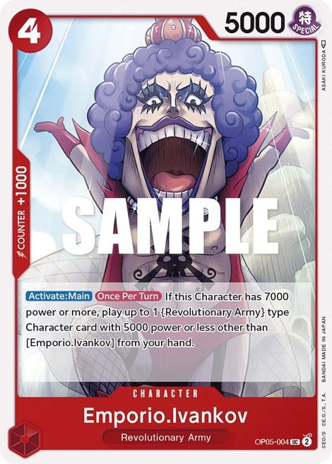 Emporio Ivankov OP05-004 [ Inglese / Giapponese / Francese / Cinese Semplificato ]