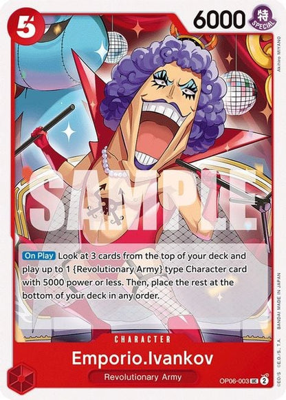 Emporio Ivankov OP06-003 [ Inglese / Giapponese / Francese / Cinese Semplificato ]