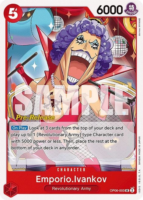 Emporio Ivankov OP06-003 [ Inglese / Giapponese / Francese / Cinese Semplificato ]