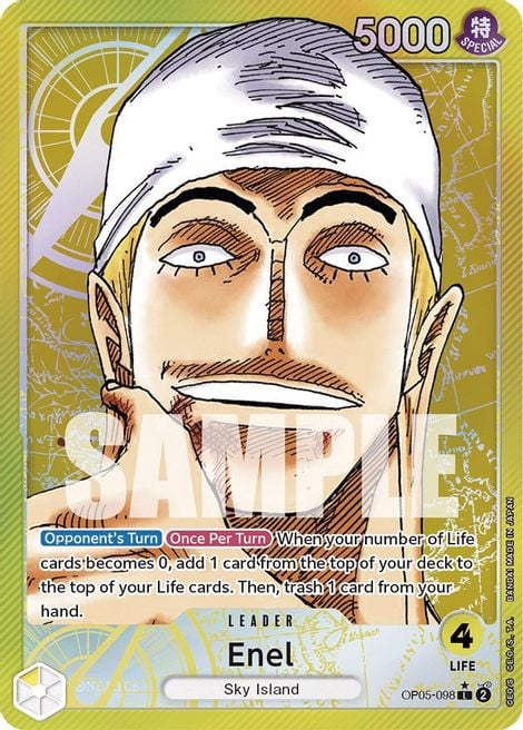 Enel OP05-098 [ Inglese / Giapponese / Francese / Cinese Semplificato ]