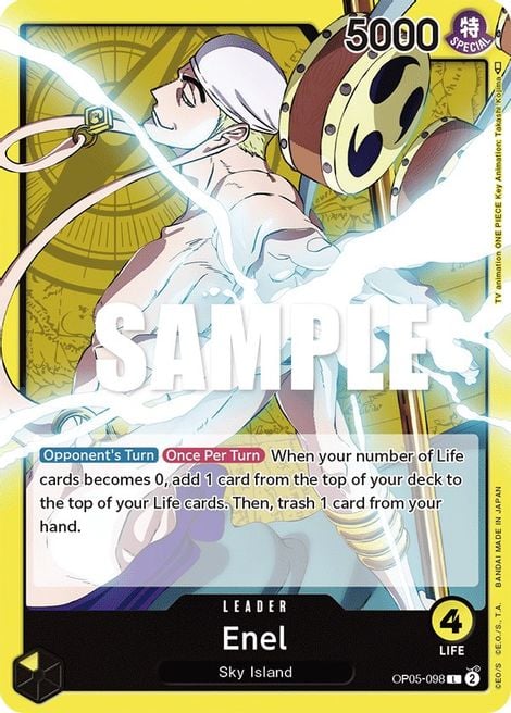 Enel OP05-098 [ Inglese / Giapponese / Francese / Cinese Semplificato ]