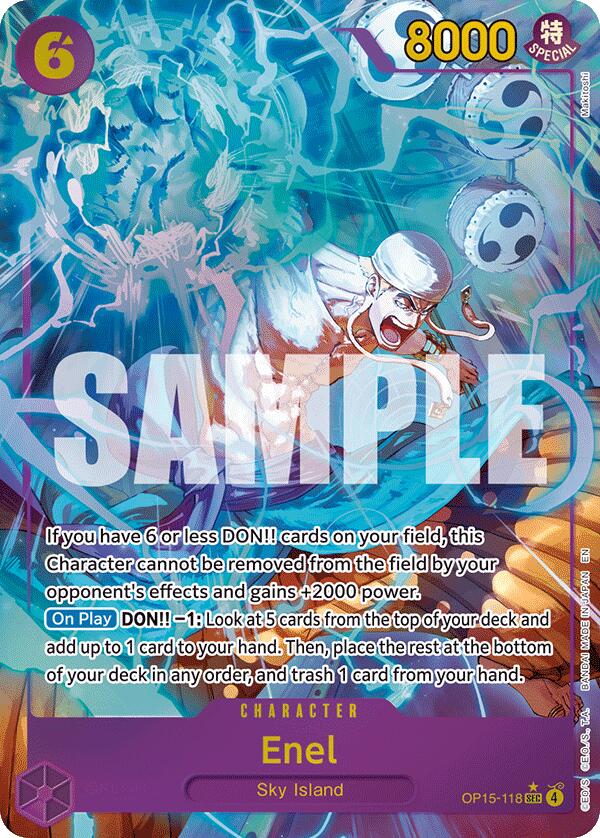 Enel OP15-118 [ Inglese / Giapponese / Francese / Cinese Semplificato ]