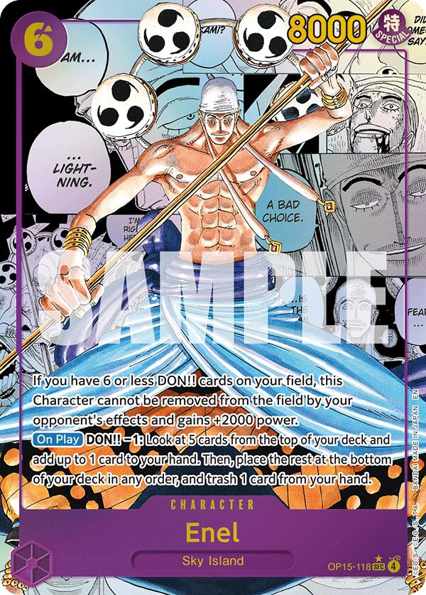 Enel OP15-118 [ Inglese / Giapponese / Francese / Cinese Semplificato ]