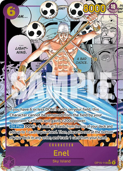 Enel OP15-118 [ Inglese / Giapponese / Francese / Cinese Semplificato ]