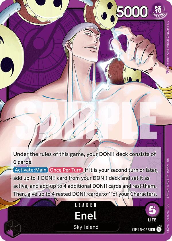 Enel OP15-058 [ Inglese / Giapponese / Francese / Cinese Semplificato ]