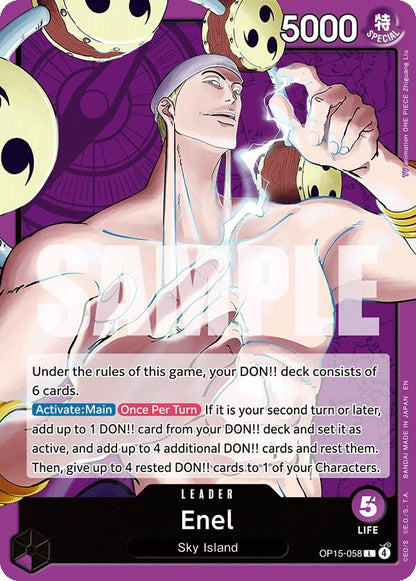 Enel OP15-058 [ Inglese / Giapponese / Francese / Cinese Semplificato ]