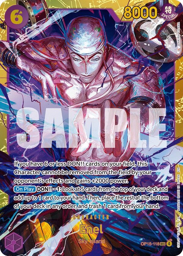 Enel OP15-118 [ Inglese / Giapponese / Francese / Cinese Semplificato ]