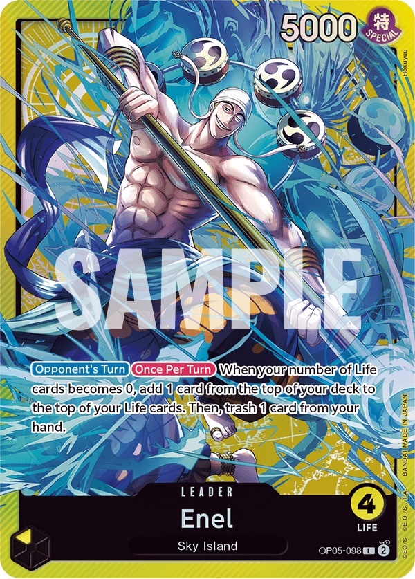 Enel OP05-098 [ Inglese / Giapponese / Francese / Cinese Semplificato ]