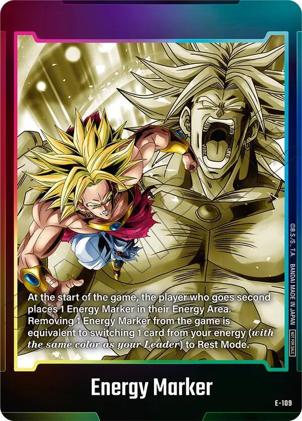 "Broly" Energy Marker E-109 [ Inglese / Giapponese ]