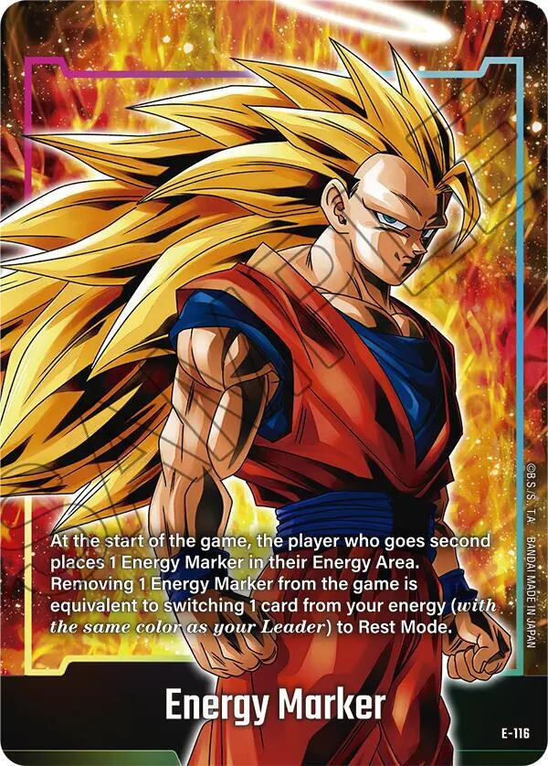 "Son Goku" Energy Marker E-116 [ Inglese / Giapponese ]
