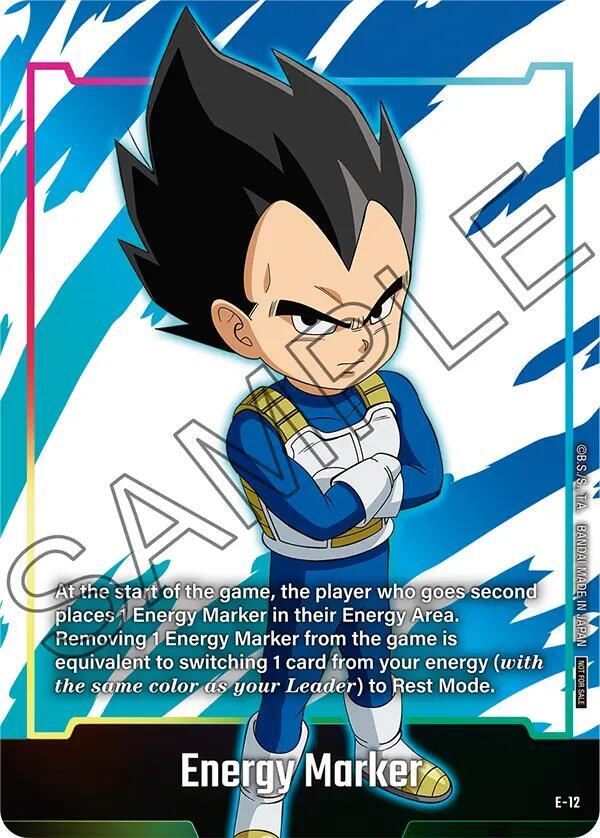 "Vegeta DA" Energy Marker E-12 [ Inglese / Giapponese ]