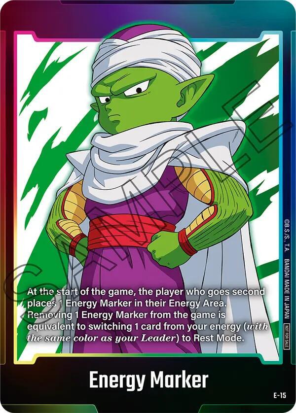 "Piccolo DA" Energy Marker E-15 [ Inglese / Giapponese ]