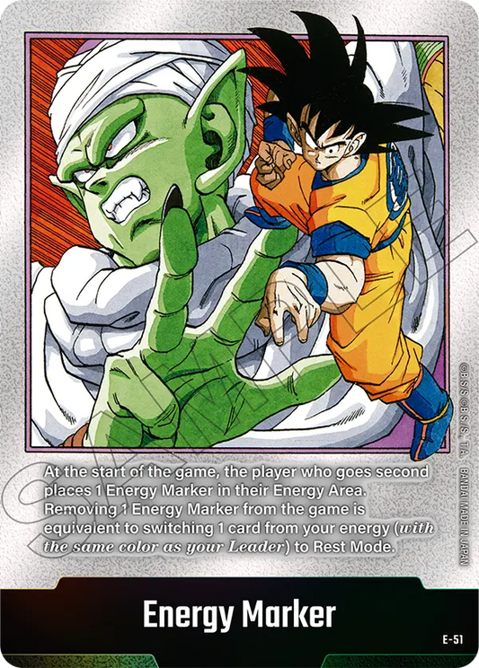 "Piccolo & Son Goku" Energy Marker E-51 [ Inglese / Giapponese ]