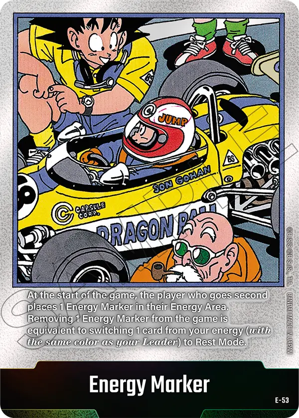 "Goku & Gohan" Energy Marker E-53 [ Inglese / Giapponese ]